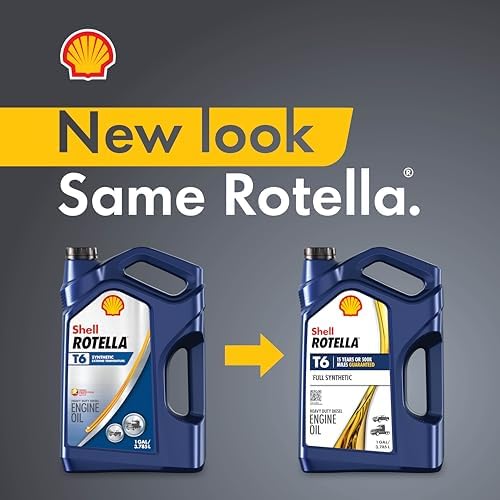 Shell Rotella MV Multi-Vehicle Full Synthetic 5W-30 Diesel Engine Oil, 1 Gallon (3 Pack)