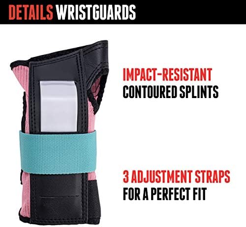 Triple Eight Saver Series 3-Pack Pad Set– Ideal for Skateboarding, In-line Skating, Roller Skating, and Biking