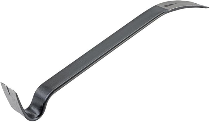 Edward Tools 15-Inch Flat Utility Pry Bar - Nail Puller/Chisel Ends - Perfect tool for Prying, Scraping, Lifting, Pulling - Extra Strength Carbon Steel - Leverage Design - Rust Proof Finish