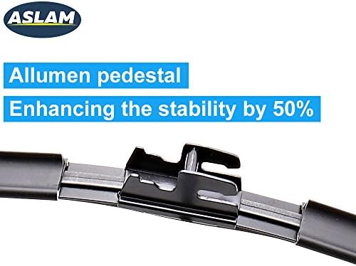 ASLAM 24 and 21 Inch Front Windshield Wipers