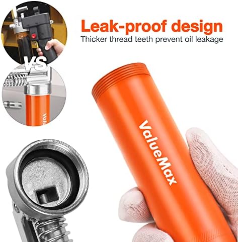 ValueMax Mini Grease Gun Kit, 3500 PSI Pistol Grip with 3 OZ Cartridge