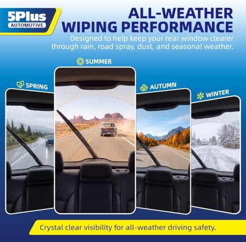 5 PLUS® 16 Inch Rear Windshield Wiper Blade - Original Quality,Quiet Wiping