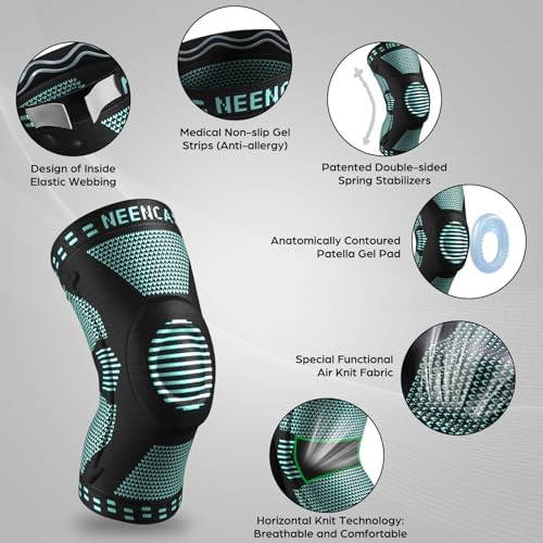 NEENCA Professional Knee Brace, Medical Knee Support for Women & Men Relief