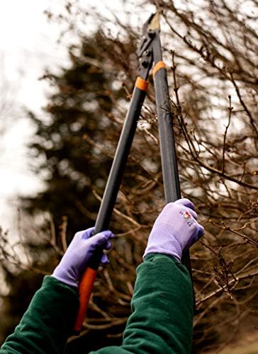 G & F Products Women's Gardening Gloves, Micro Foam Nitrile Coated Work Gloves for Gardening, Yard Work & Pruning