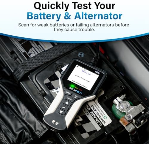 BLCKTEC 420X OBD2 Scanner Diagnostic Tool, Read and Clear Check Engine Light, Car Code Reader for All OBDII Cars 1996 and Newer, Comes with Bluetooth Topnotch App On iOS & Android