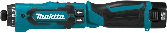 Makita DF012DSE 7.2V Lithium-Ion Cordless 1/4" Hex Driver-Drill Kit with Auto-Stop Clutch