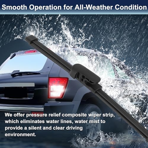 X AUTOHAUX 230mm Rear Wiper Blade for Hyundai Veloster 2011-2018 Replace 988112V000