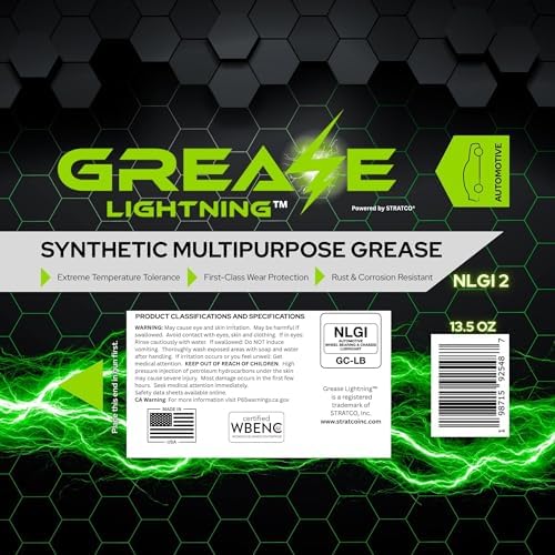Synthetic Multipurpose Grease NLGI #2, GC-LB Certified