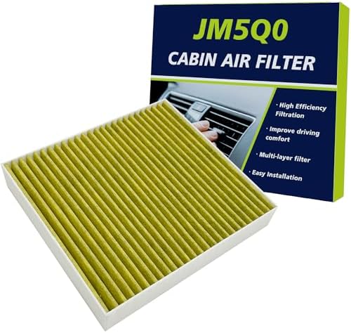 Capume Cabin Air Filter Fits for Audi RS3, S3, A3, Q3, TT Quattro, Atlas, Golf, GTI, Jetta, Taos, Tiguan, Arteon, 2015-2020 2021 2022 2023 2024 2025 2026 5Q0-819-653, CF11643, 5Q0-819-669