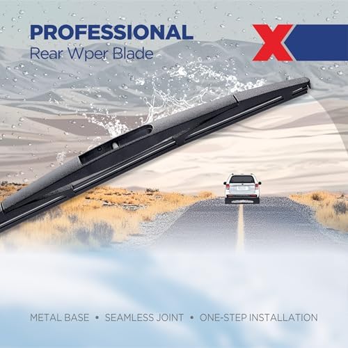 10 Inch Rear Wiper Blade Replacement for Honda HRV 2022-2016,Outlander Sport 2024-2011 RVR 2022-2010 Cooper Clubman 2023-2016 Infiniti QX56/QX80 Back Windshield Wiper Blade(10B/H250)