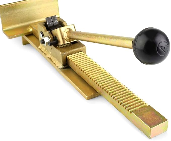 Hardwood Flooring Jack, Quick Release Positioning Tool for Straighten & Install Hardwood Floor Vinyl Plank, Floor Gap Fixer Tool Laminate Flooring Jack with Felt, Protect Floor from Scratches