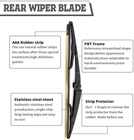 Rear Wiper Arm Blade for Dodge Durango 2004-2009,Chrysler Aspen 07-09