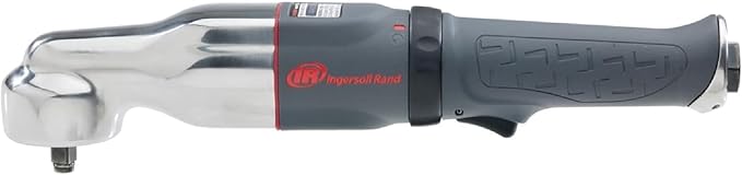 Ingersoll Rand 2015MAX 3/8" Pneumatic Air Impact Wrench, Right Angle, Low Profile 2” Hammerhead, 180 ft lbs Max Torque, 7,100 rpm, Two-Position Power Regulator, Gray