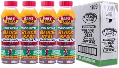 Bar's Leaks 1109-4PK Liquid Copper Block Seal, 18 oz, 4-Pack