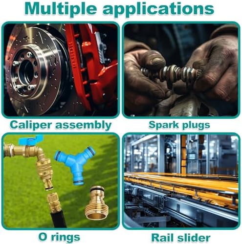 KEZE 92003 Silicone Grease with PTFE,Teflon-Based Lubricant Silicon Grease Tube for Machine Automotive Rubber Seals 3D Printer Plastic Gear Parts Sliding Door Window Track,Plumbing Faucet O Ring 1 oz