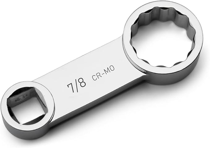 FLZOSPER 7/8-Inch 12 Point Box End Torque Adapter Extension 3/8’’ Drive Durable Torque Wrench Adapter for Torquing in Hard to Reach Places