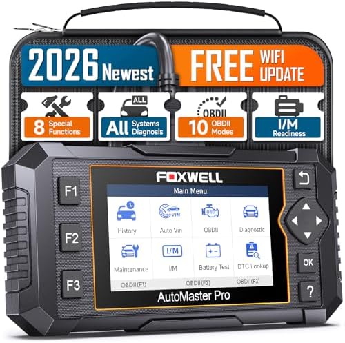 FOXWELL NT624 Elite OBD2 Scanner,All-System Scan Tool,8 Resets Code Reader