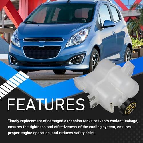 Coolant Reservoir Tank With Cap Compatible With 2013-2015 Spark