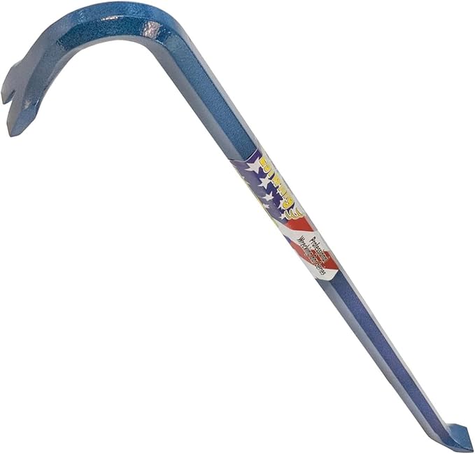 ESTWING Gooseneck Wrecking Bar - 3/4" x 36" USA Made Pry Bar with Angled Chisel End & Forged Steel Construction - EWB-36