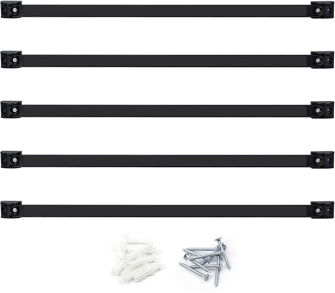 DGSL Magnetic Tool Holder Strip 5 Pack, 24 In Heavy Duty Tool Organizer Magnetic Strip, Tool Magnet Bar For Garage Tool Organization
