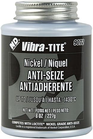 Vibra-TITE - 90728 9072 Nickel Anti-Seize Lubricant Compound, 8 oz Jar with Brush