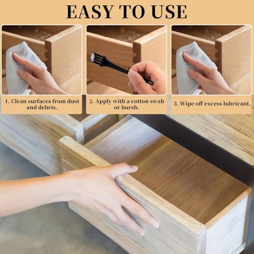 ZDBB Wood Drawer Wax Lubricant Paste Door Lubricant Drawer Slide Grease