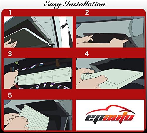EPAuto CP132 (CF10132) Cabin Air Filter Replacement for Toyota and Lexus