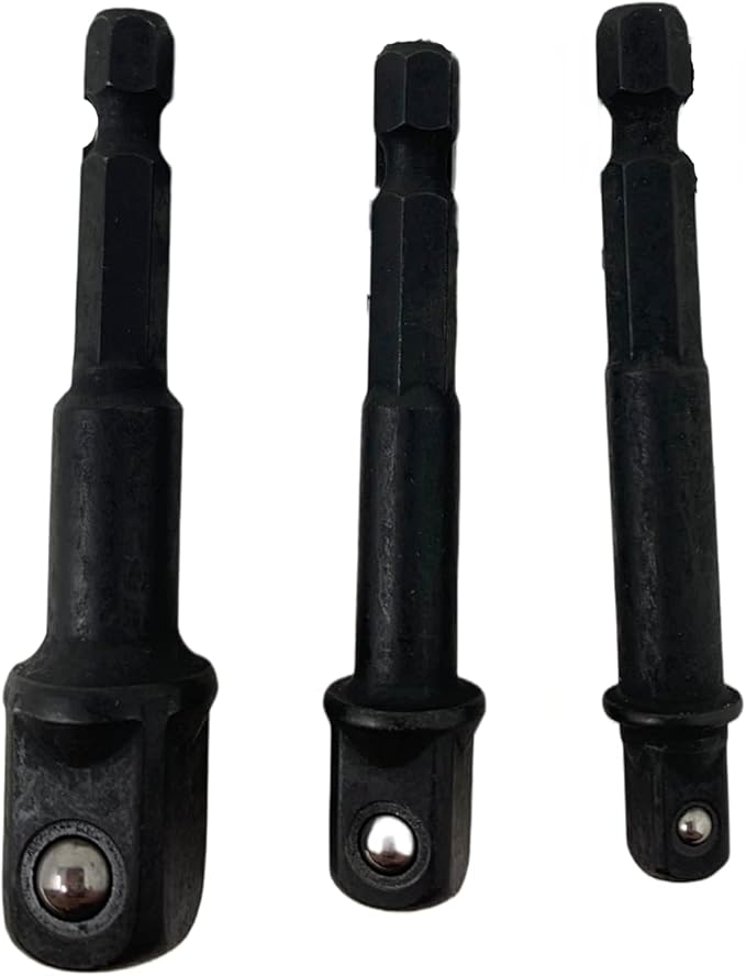 DeWalt Impact Driver Ready 3-Piece Socket Adapter Set DW2541IR, DW2542IR, DW2547IR