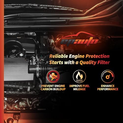 EPAuto (PE07-13-3A0A) Engine Air Filter Replacement for Mazda
