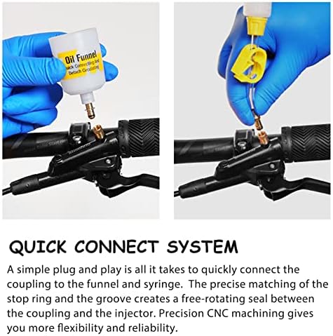 Brake Bleed Kit for Shimano Hydraulic Brakes, Brake Fluid Change Hydraulic Kits, Including High Performance Brake Fluid Mineral Oil 120ml