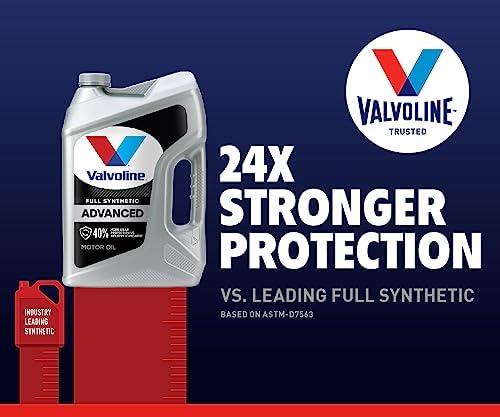 Valvoline Advanced Full Synthetic SAE 5W-30 Motor Oil 5 QT (Pack of 2)