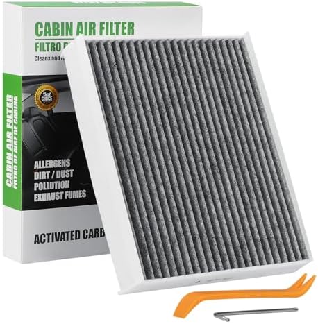 FL3Z19N619A(CF12150) Cabin Air Filter w/Activated Carbon Compatible with Ford F-150 2015-2025, F-250 Super Duty/F-350 Super Duty/F-450 Super Duty/F-550 Super Duty 2017-2025, EXPEDITION 2018-2024.