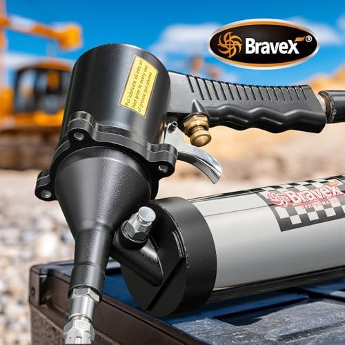 Pneumatic Grease Gun Automatic W/Quick Release Coupler, Continuous Cycle
