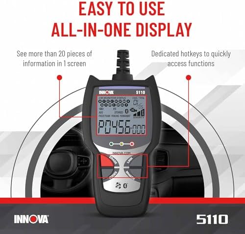 INNOVA 5110 Check Engine Code Reader - Super Simple Car Scanner for All Levels - Works on Most 1996 & Newer OBDII Cars