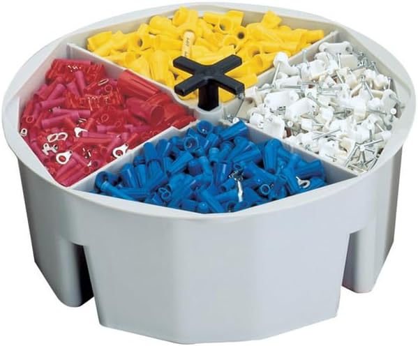 Custom Leathercraft1152 Full-Round Bucket Tray, 2.5 in. High