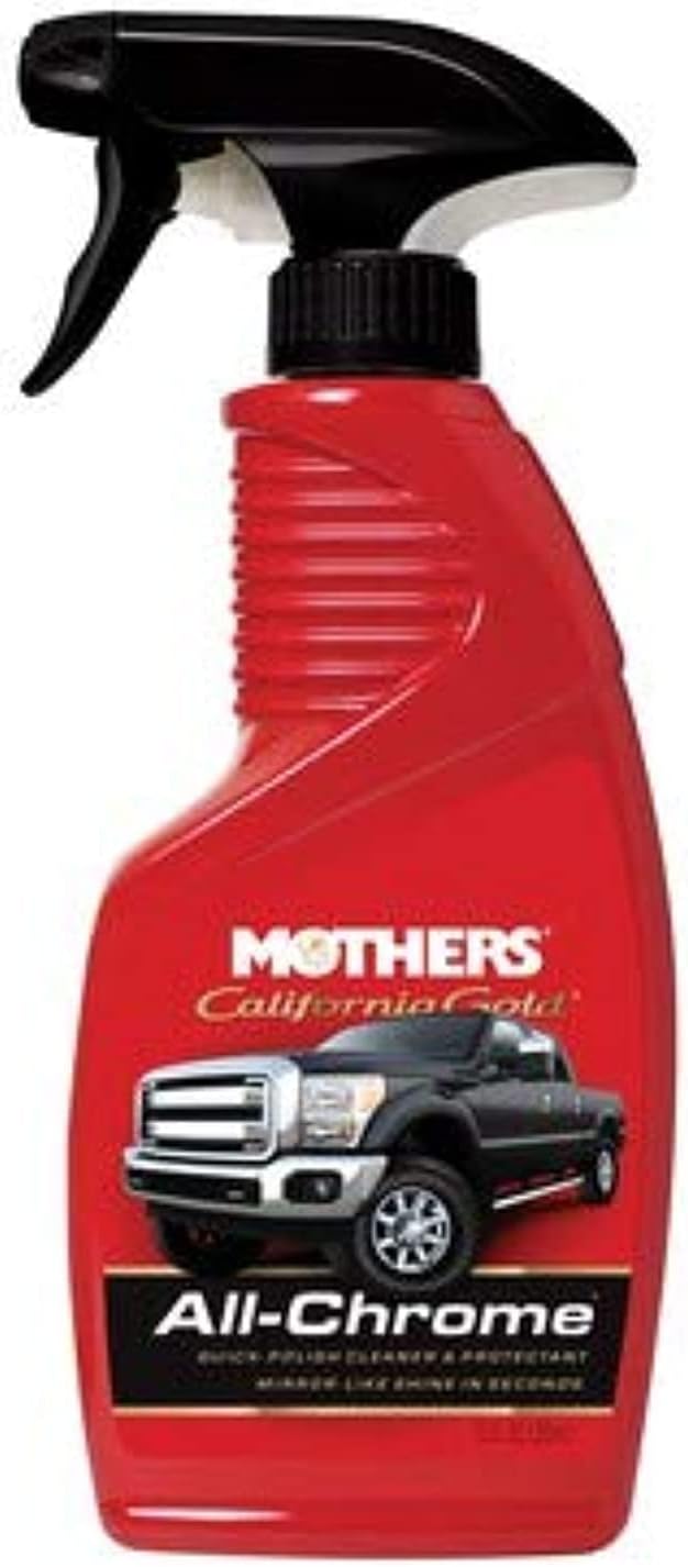 Mothers 05222 California Gold All Chrome Polish, 12 oz. (Pack of 2)