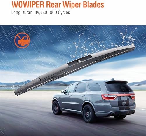 10 inch (10-B) Rear Wiper Blade Replacement for Honda HRV 2022-2016 /Mitsubishi Outlander Sport 22-11 Eclipse Cross 22-18 /Infiniti QX56 QX80 22-11 /Leaf 17-11 Back Windshield +More