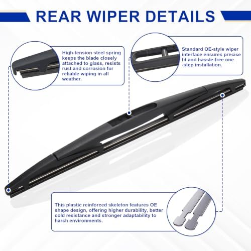 KAIYI 3 Pack Windshield Wipers Compatible with Subaru Outback 2015-2019