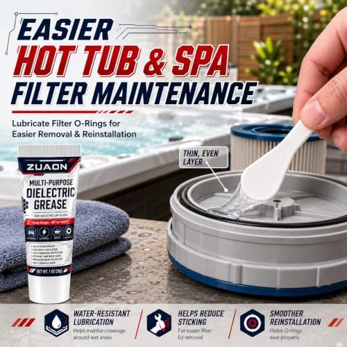2oz Silicone Grease Lubricant for O-Rings Faucet Plumber Sliding Door