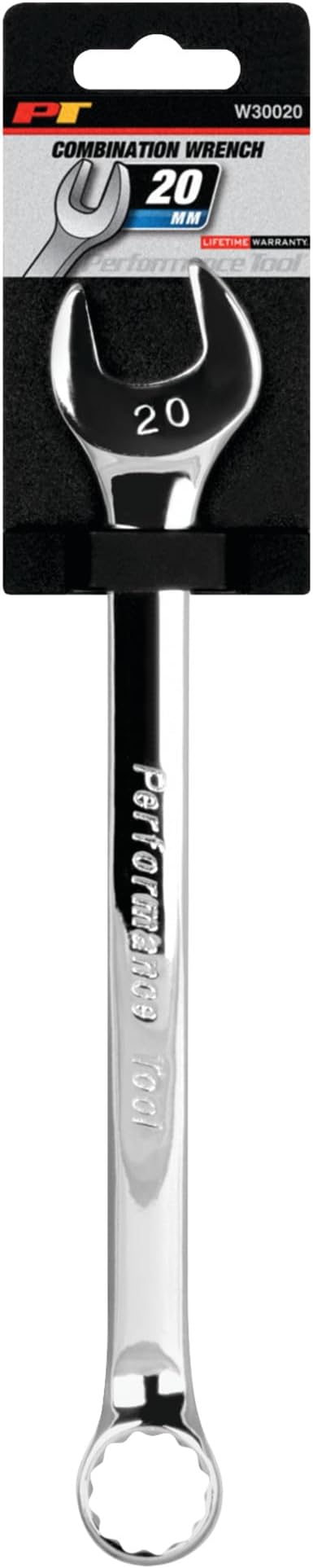 Performance Tool W30020 Combination Wrench, 20mm