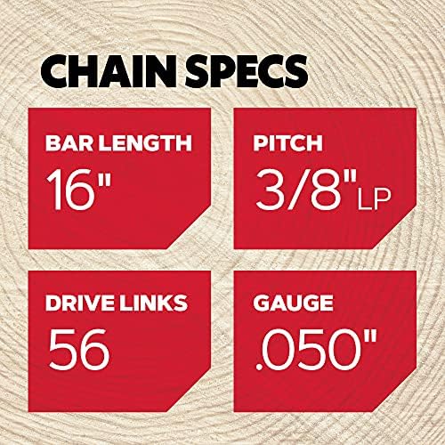 Oregon 3-Pack S56 AdvanceCut Chainsaw Chains & Grease Gun for Chainsaws, Pre Loaded All Purpose Lubricant, Easy Refill, Universal for Most Makes/Models of Saw Chains and Cutters (26365)