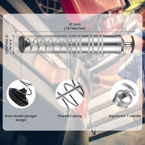 Grease Tube Compatible with Milwaukee Grease Gun and Dewalt Grease Gun
