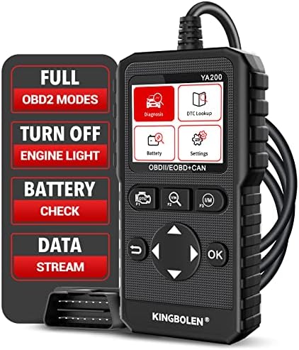 KINGBOLEN YA200 OBD2 Scanner, Car OBD2 Code Reader Check Engine Light