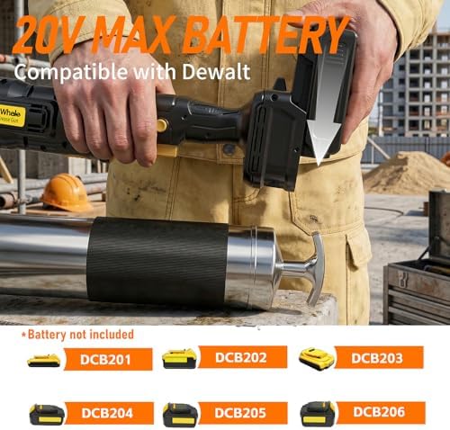 Cordless Grease Gun Compatible with DeWalt 20V MAX Battery(No Battery)