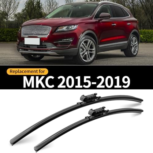 Front and Rear Windshield Wipers for Lincoln MKC 2015-2019