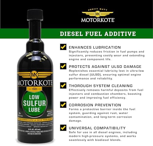 MotorKote MK-10301-06-6PK Low Sulfur Lubricant, 16-Ounce, 6-Pack