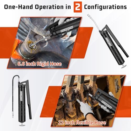 FIXSMITH Professional Lever Action Grease Gun- Heavy Duty Construction