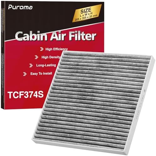 Puroma Cabin Air Filter Activated Carbon for CP374 CF10374 Tacoma Dart Vibe