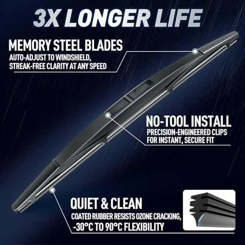 Rear Wipers for Honda CR-V 2017-2022/ Subaru Crosstrek 2013-2026
