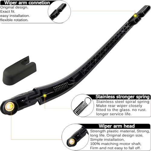 Rear Wiper Arm Blade Replacement for Dodge Magnum Nitro